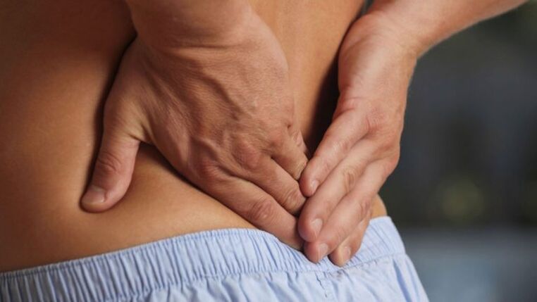Dili komportable sa ubos nga likod nga adunay lumbar osteochondrosis